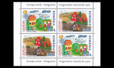 Romania 6065-6BL374_I ** Europa integraatio (2006)