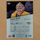 2025-26 Fleer Ultra Juuse Saros Gold /250 - pikkukuva 2