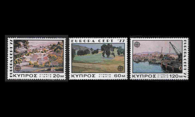 Kypros 464-6 ** Europa maisemia (1977)