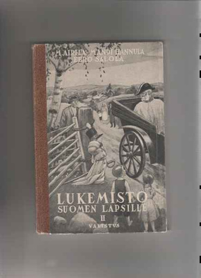 Airila,Hannula,Salola: Lukemisto Suomen lapsille 2 , 1946,