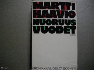 Martti Haavio: Nuoruusvuodet (18.3)