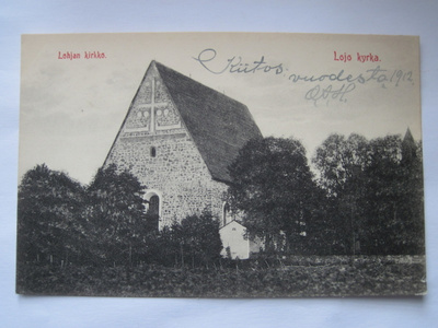 VANHA Postikortti Lohja 1912