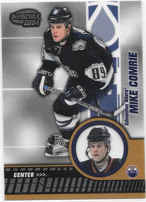 2003-04 Pacific Invincible #38 Mike Comrie Edmonton Oilers