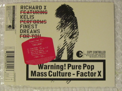 Richard X Featuring Kelis • Finest Dreams CD-Single