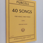 Purcell : 40 songs - For voice and piano (Low) - pikkukuva 1