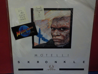 MOTELLI SKRONKLE - S/T 1. PAINOS FIN -91 EX-/EX- LP