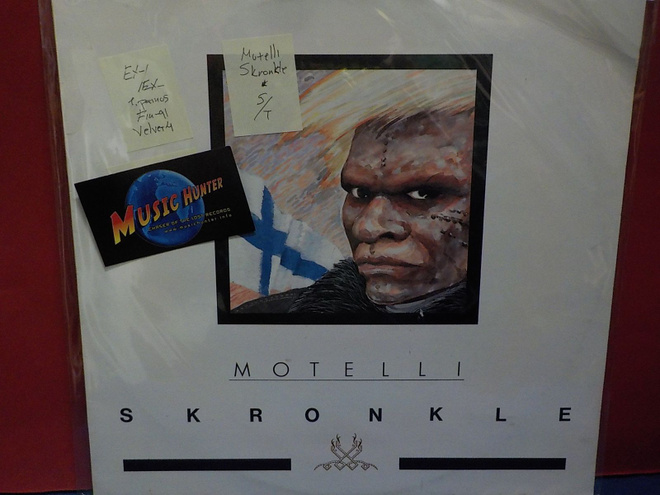 MOTELLI SKRONKLE - S/T 1. PAINOS FIN -91 EX-/EX- LP