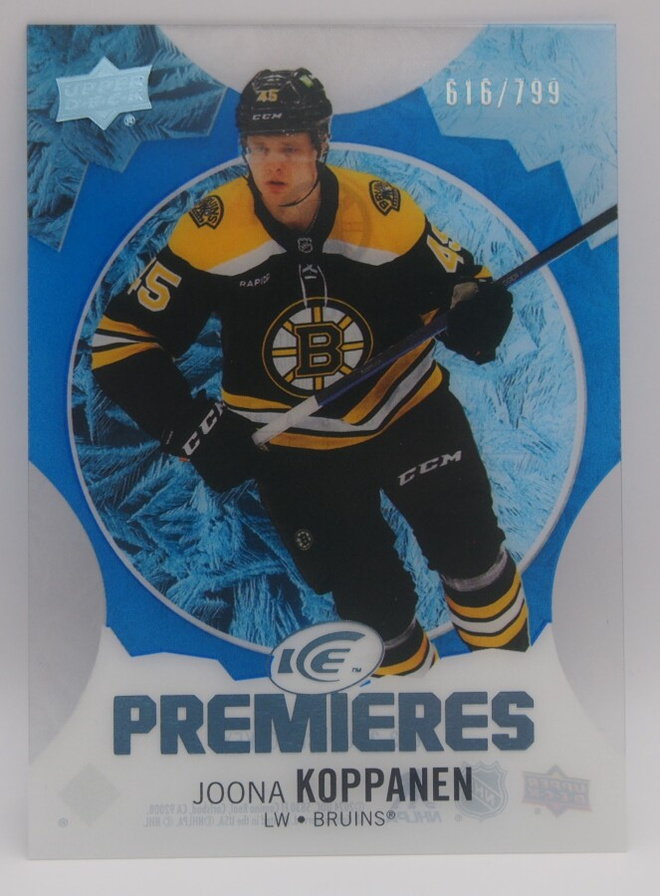 2023-24 Ice Premieres Blue Joona Koppanen /799