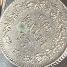 25 penniä 1916 hopeaa kolikko suomi - pikkukuva 1