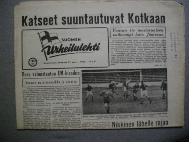 Suomen Urheilulehti Nro 81/1953 (13.3)