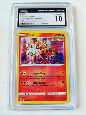 Entei Evolving Skies 019/203 CGC 10