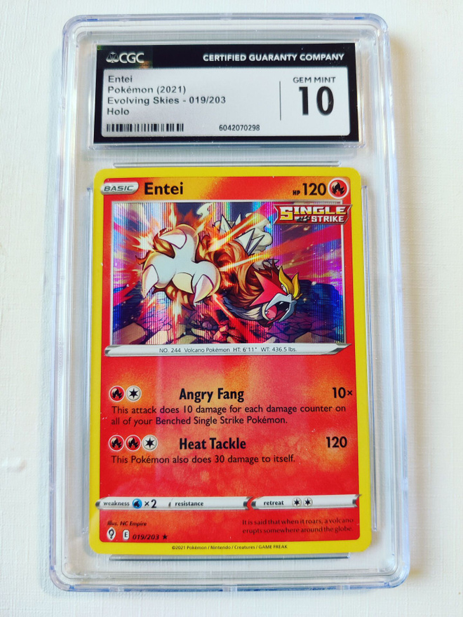 Entei Evolving Skies 019/203 CGC 10