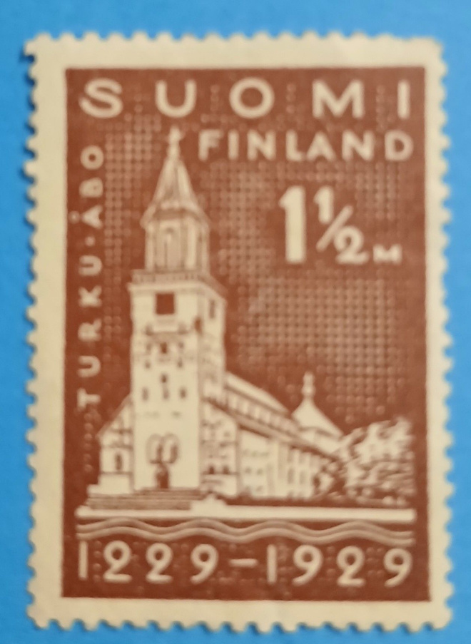 1,6,1929 Turku 700-vuotisjuhla, 1½ lila, LAPE 140 **.