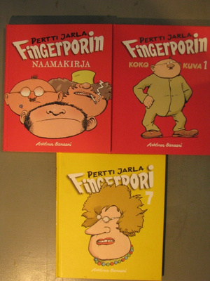 FINGERPORI ( 3 kpl kovakantiset kirjat )