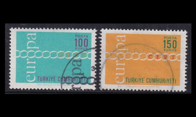 Turkki 2210-1 o Europa (1971)