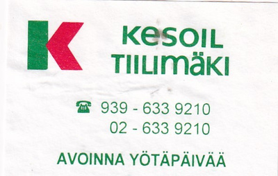 Tiilimäki , Kesoil      s9/2