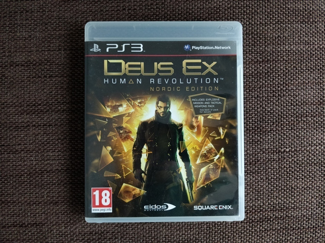 Deus Ex Human Revolution Nordic Edition PS3 CIB sis. koodi!