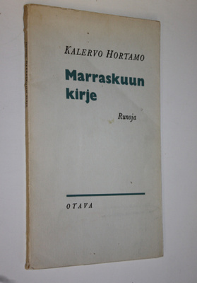 Kalervo Hortamo : Marraskuun kirje : runoja