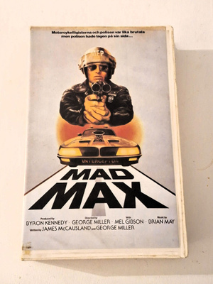 Mad Max (1979) – Harvinainen Transworld Video Betamax vuokra