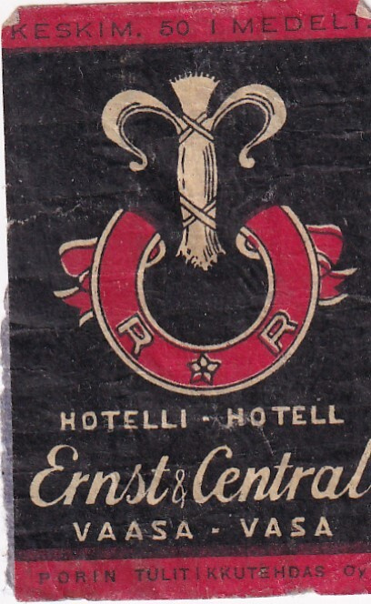 Vaasa - Vasa. Hotelli Ernst  Central , s78