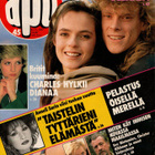 Apu n:o 45 1987 Miss Suomi , kihloihin.  Diana. Anneli.  - pikkukuva 1
