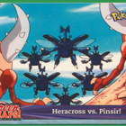Pokémon 2001 Topps Heracross vs. Pinsir! - pikkukuva 1