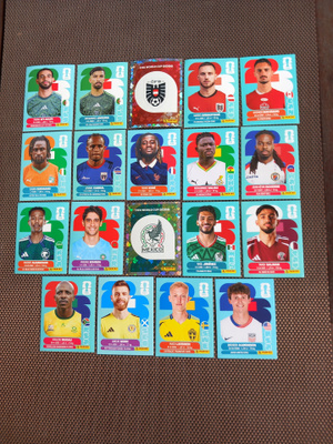 Panini FIFA World Cup 2026 tarrat 0,50 € kpl