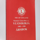 Suomen Lions-liitto 107 : Vuosikirja 1985-1986 Årsbok - pikkukuva 1
