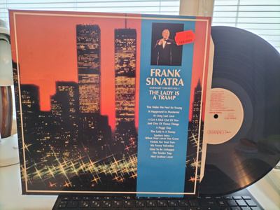 FRANK SINATRA, The lady is a tramp, LP GER -77 HIENO KUNTO !