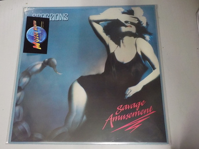 SCORPIONS - SAVAGE AMUSEMENT EX-/EX- LP