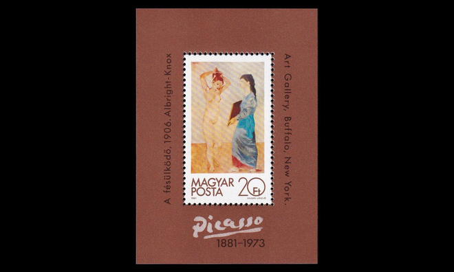 Unkari 3531BL154 ** Pablo Picasson syntymä 100v (1981)