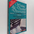 Gordon B. Davis : Writing the doctoral dissertation : a s... - pikkukuva 1