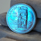 1 dollar Kanada 1958. British Columbia 100v - pikkukuva 1