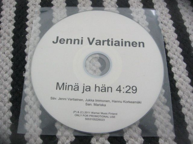 Jenni Vartiainen - Minä ja hän (promo cds)
