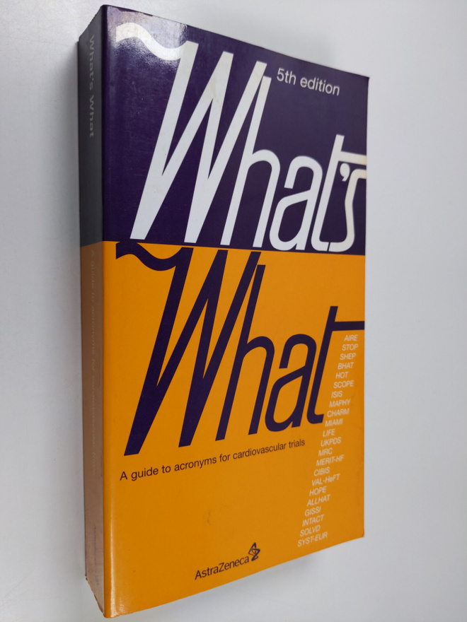 AstraZeneca : What's what - A Guide to Acronyms for Cardi...