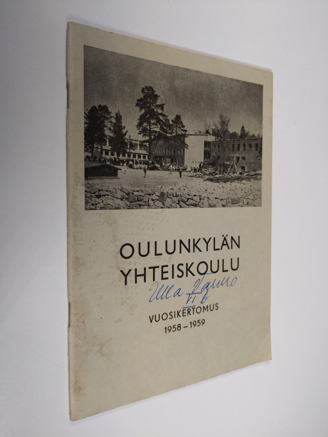 Oulunkylän yhteiskoulu vuosikertomus 1958-1959