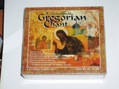 4 X CD A Celebration of Gregorian Chant (Uusi)