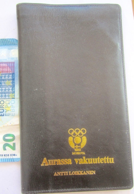Nahkakannet Aura Vakuutus Olympia 1980 Moskova Suomalainen