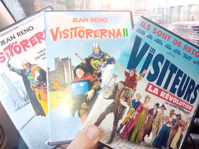DVD VIERAILIJAT 1-3 ( SIS POSTIKULU  )