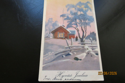 U. MAASIO 1950 KULKENUT KORTTI