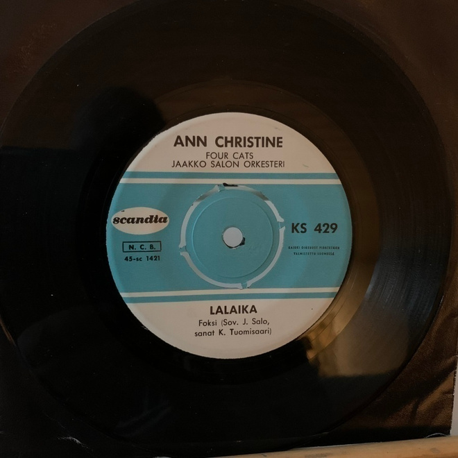 ANN CHRISTINE: Lalaika * Kun twistataan * FIN 1962