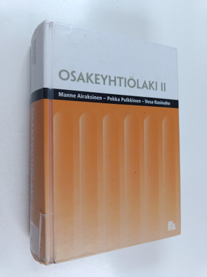 Manne Airaksinen : Osakeyhtiölaki II