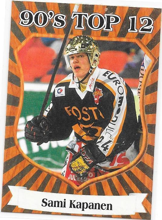 1998-99 CardSet 90`s Top 12 #7of12 Sami Kapanen Kalpa
