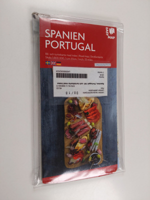 Spanien, portugal : Bil- och turistkarta med index
