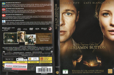 Benjamin Buttonin uskomaton elämä (2 261) K -FI- DVD nordic,