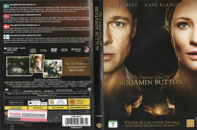 Benjamin Buttonin uskomaton elämä	(2 261)	K	-FI-	DVD	nordic,