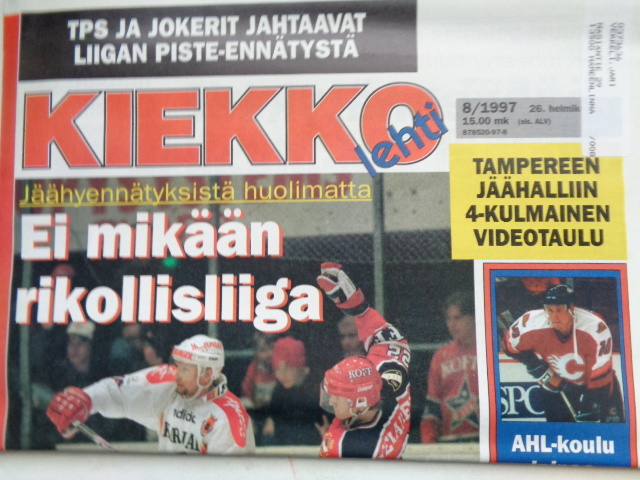 Kiekkolehti Nro 8/1997 (13.1)