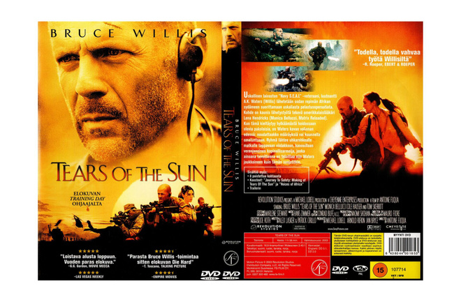 UUSI TEARS OF THE SUN DVD (2003) - ILMAINEN TOIMITUS