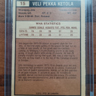 1975-76 OPC #15 Veli-Pekka Ketola RC - pikkukuva 2