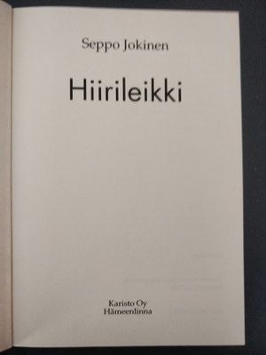 Seppo Jokinen : Hiirileikki